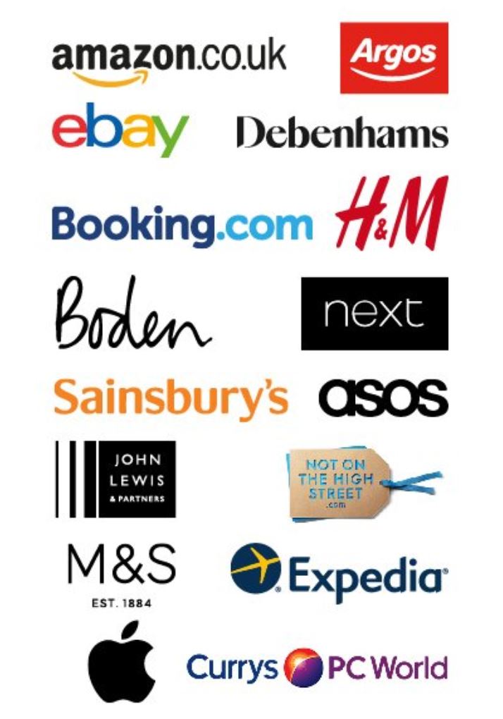 logos of various stores you can do easy fundraising with